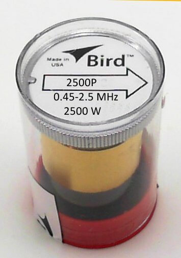 BIRD43エレメント Bird Element 2500P 2500W 450 KHz -2.5 MHz