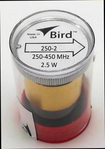 Bird Element 250-2 2.5W 250-450 MHz Bird 250-2