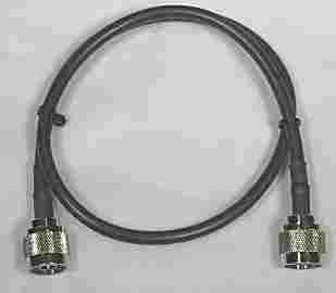 Type N(M) to UHF(M) Jumper Cable RG8X 24" 24" N(M) Cable