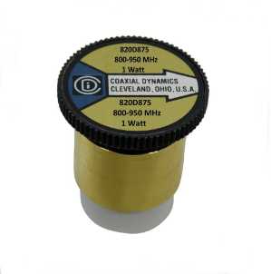 Coaxial Dynamics Wattmeter Element 820D875 1W 800-950 MHz (Bird 801-1) Bird 801-1