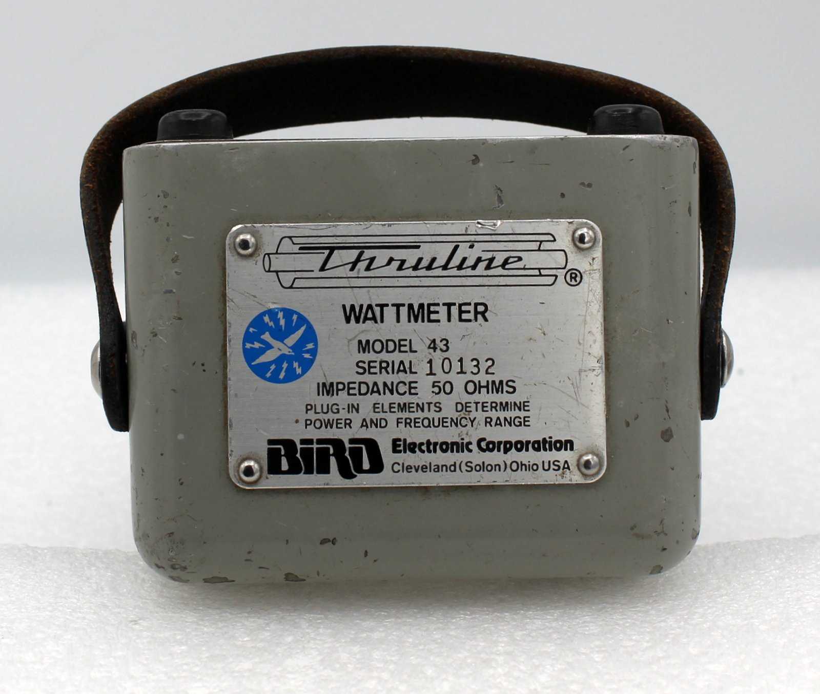 Bird 43 Thruline RF Wattmeter (Used) In Good Working Condition #10132 - BRD-43-U-132-NF