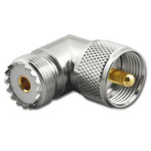 Elbow Adapter UHF(M) to UHF(F) Type  UHF Elbow