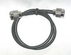 Type N Jumper Cable RG8X 6' 6' Type N Jumper Cable