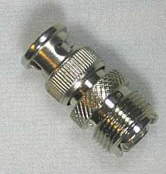 Adapter BNC(M) to UHF(F) rf adapter Type  BNC to UHF