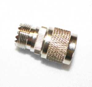 Adapter N(M) to UHF(F) rf adapter Type  N to UHF