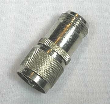 Adapter N(F) to UHF(M) rf adapter Type  N to UHF