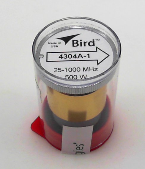 Bird Element 4304A-1 4304-1 5W-500W 25-1000 MHz Bird 4304A-1