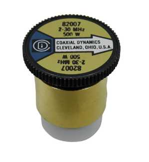 Coaxial Dynamics Wattmeter Element 82007 500W 2-30 MHz (Bird 500H) Bird 500H