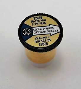 Coaxial Dynamics Wattmeter Element 82059 5000W 50-125 MHz (Bird 5000B) Bird 5000B