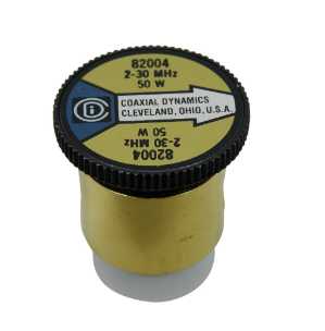 Coaxial Dynamics Wattmeter Element 82004 50W 2-30 MHz (Bird 50H) Bird 50H