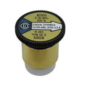 Coaxial Dynamics Wattmeter Element 82005 100W 2-30 MHz (Bird 100H) Bird 100H