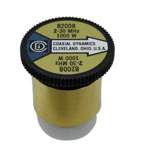 Coaxial Dynamics Wattmeter Element 82008 1000W 2-30 MHz (Bird 1000H) Bird 1000H