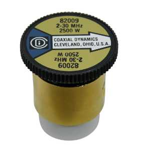 Coaxial Dynamics Wattmeter Element 82009 2500W 2-30 MHz (Bird 2500H) Bird 2500H