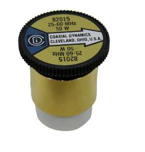 Coaxial Dynamics Wattmeter Element 82015 50W 25-60 MHz (Bird 50A) Bird 50A