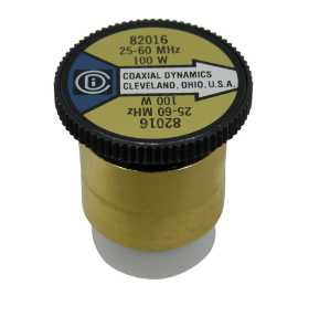 Coaxial Dynamics Wattmeter Element 82016 100W 25-60 MHz (Bird 100A) Bird 100A