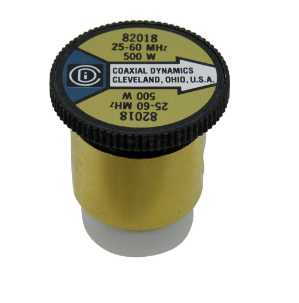 Coaxial Dynamics Wattmeter Element 82018 500W 25-60 MHz (Bird 500A) Bird 500A