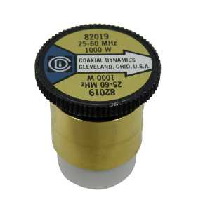 Coaxial Dynamics Wattmeter Element 82019 1000W 25-60 MHz (Bird 1000A) Bird 1000A