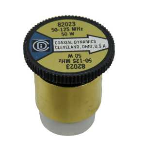 Coaxial Dynamics Wattmeter Element 82023 50W 50-125 MHz (Bird 50B) Bird 50B