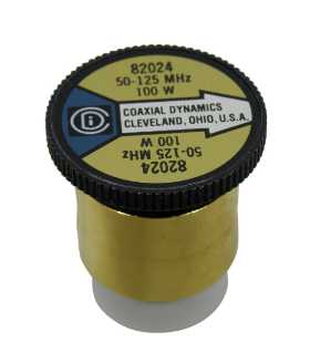 Coaxial Dynamics Wattmeter Element 82024 100W 50-125 MHz (Bird 100B) Bird 100B