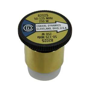 Coaxial Dynamics Wattmeter Element 82025 250W 50-125 MHz (Bird 250B) Bird 250B