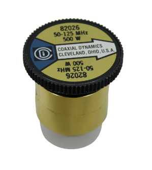 Coaxial Dynamics Wattmeter Element 82026 500W 50-125 MHz (Bird 500B) Bird 500B