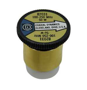 Coaxial Dynamics Wattmeter Element 82031 50W 100-250 MHz (Bird 50C) Bird 50C
