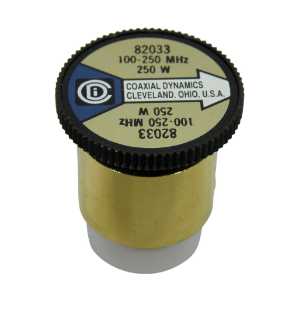 Coaxial Dynamics Wattmeter Element 82033 250W 100-250 MHz (Bird 250C) Bird 250C