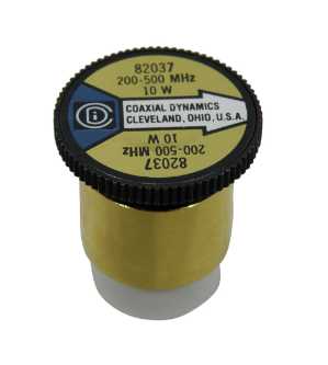 Coaxial Dynamics Wattmeter Element 82037  10W 200-500 MHz (Bird 10D) Bird 10D