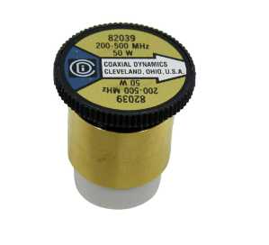 Coaxial Dynamics Wattmeter Element 82039  50W 200-500 MHz (Bird 50D) Bird 50D