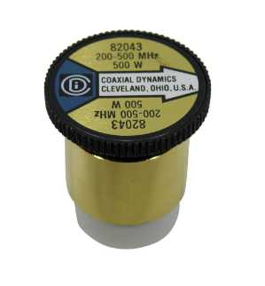Coaxial Dynamics Wattmeter Element 82043 500W 200-500 MHz (Bird 500D) Bird 500D