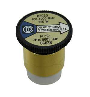Coaxial Dynamics Wattmeter Element 82050 250W 400-1000 MHz (Bird 250E) Bird 250E