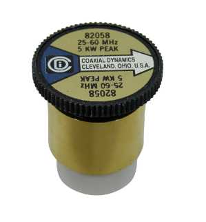Coaxial Dynamics Wattmeter Element 82058 5000W 25-60 MHz (Bird 5000A) Bird 5000A