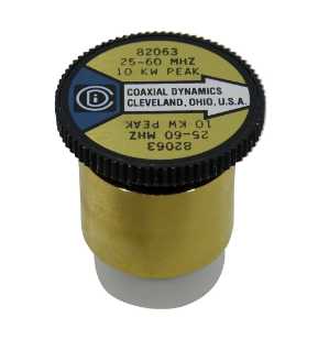 Coaxial Dynamics Wattmeter Element 82063 10000W 25-60 MHz (Bird 10000A) Bird 10000A