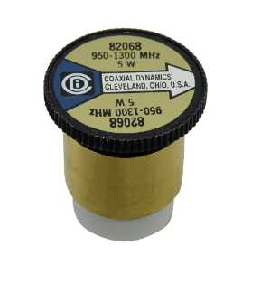 Coaxial Dynamics Wattmeter Element 82068 5W 950-1300 MHz (Bird 5J) Bird 5J