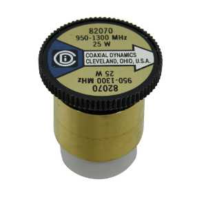 Coaxial Dynamics Wattmeter Element 82070 25W 950-1300 MHz (Bird 25J) Bird 25J