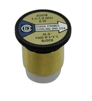 Coaxial Dynamics Wattmeter Element 82079 5W 1100-1800 MHz (Bird 5K) Bird 5K