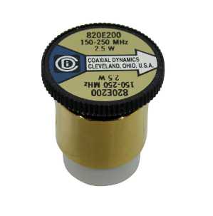 Coaxial Dynamics Wattmeter Element 820E200 2.5W 150-250 MHz (Bird 150-2) Bird 150-2