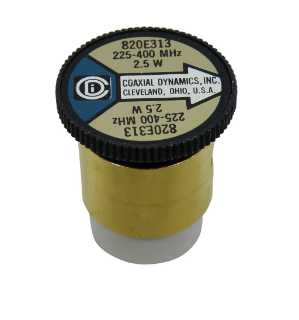 Coaxial Dynamics Wattmeter Element 820E313 2.5W 225-400 MHz (Bird 250-2) Bird 250-2