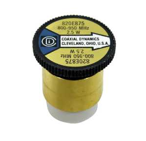 Coaxial Dynamics Wattmeter Element 820E875 2.5W 800-950 MHz (Bird 801-2) Bird 801-2