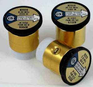 Coaxial Dynamics Wattmeter Element 82066 10000W 200-500 MHz (Bird 10000D) Bird 10000D